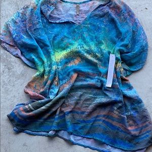 Xcvi NWT top tunic with tie